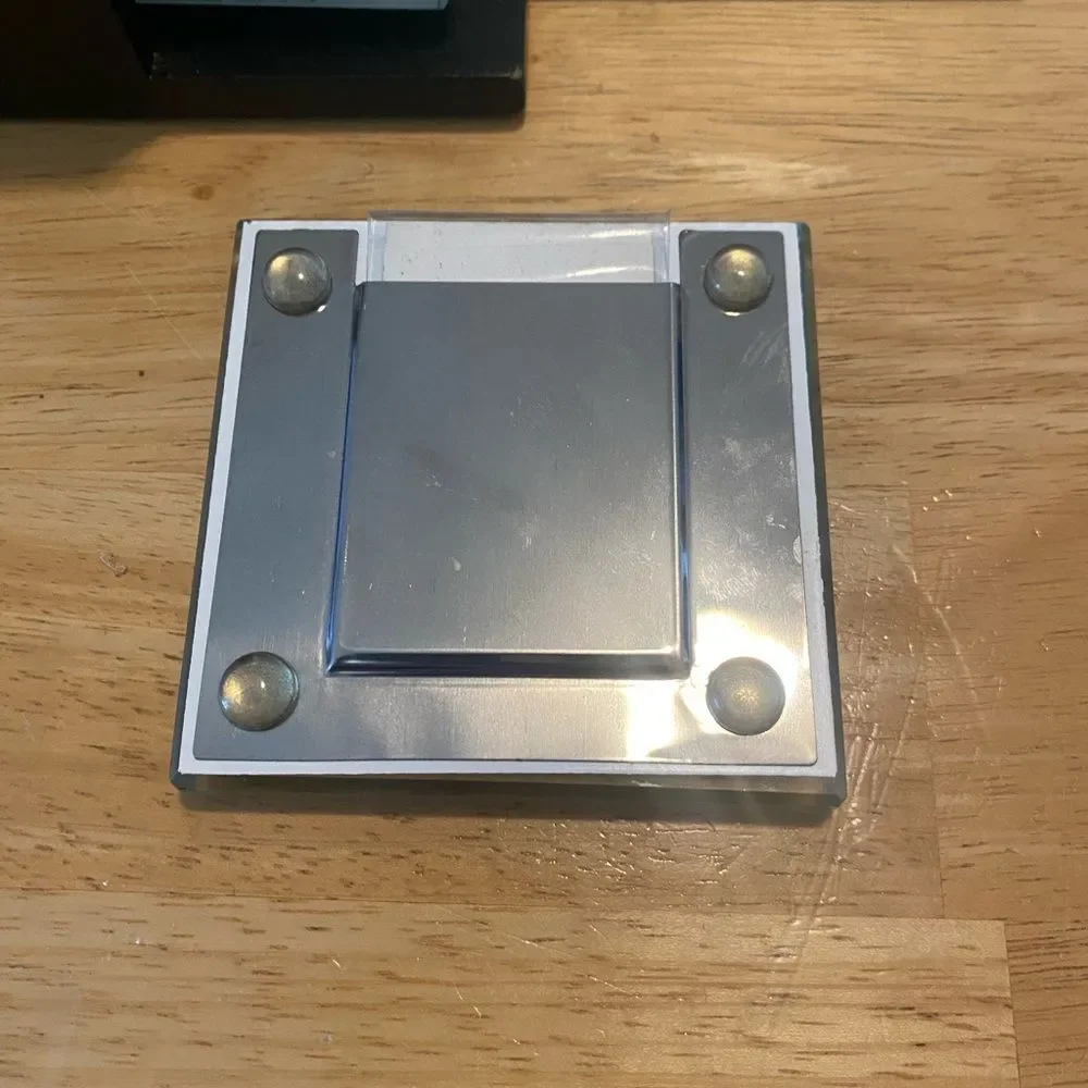 Malden Glass Coasters (4 piece set) with Black Holder